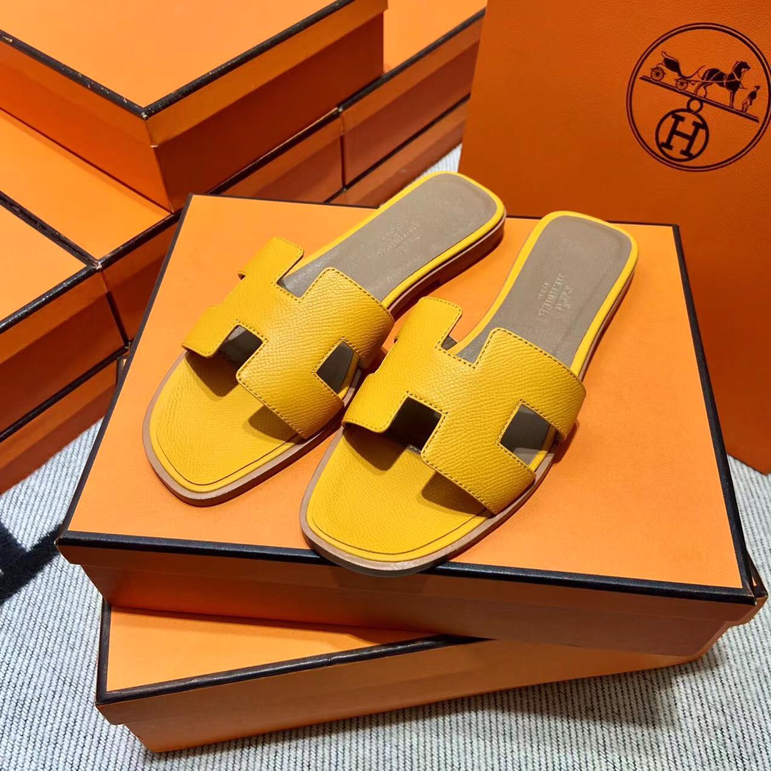 에르메스 올수공 오란 슬리퍼 샌들 앱송 19